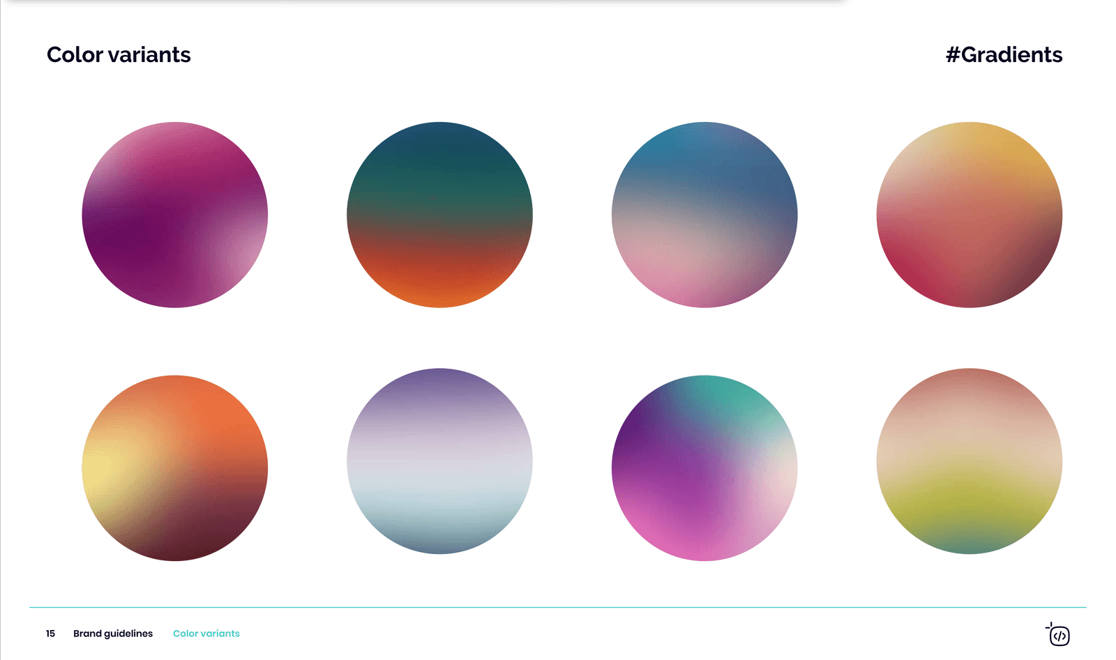 GRADIENT LIBRARY · 8 VARIANTS