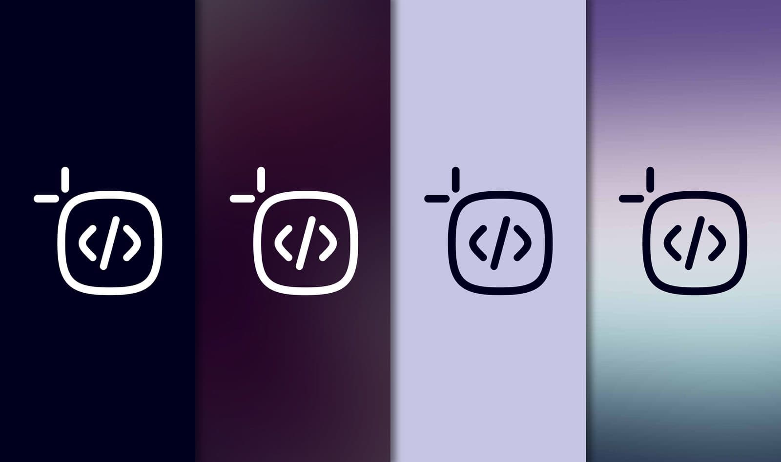 LOGO VARIANTS · DARK / LIGHT / GRADIENT