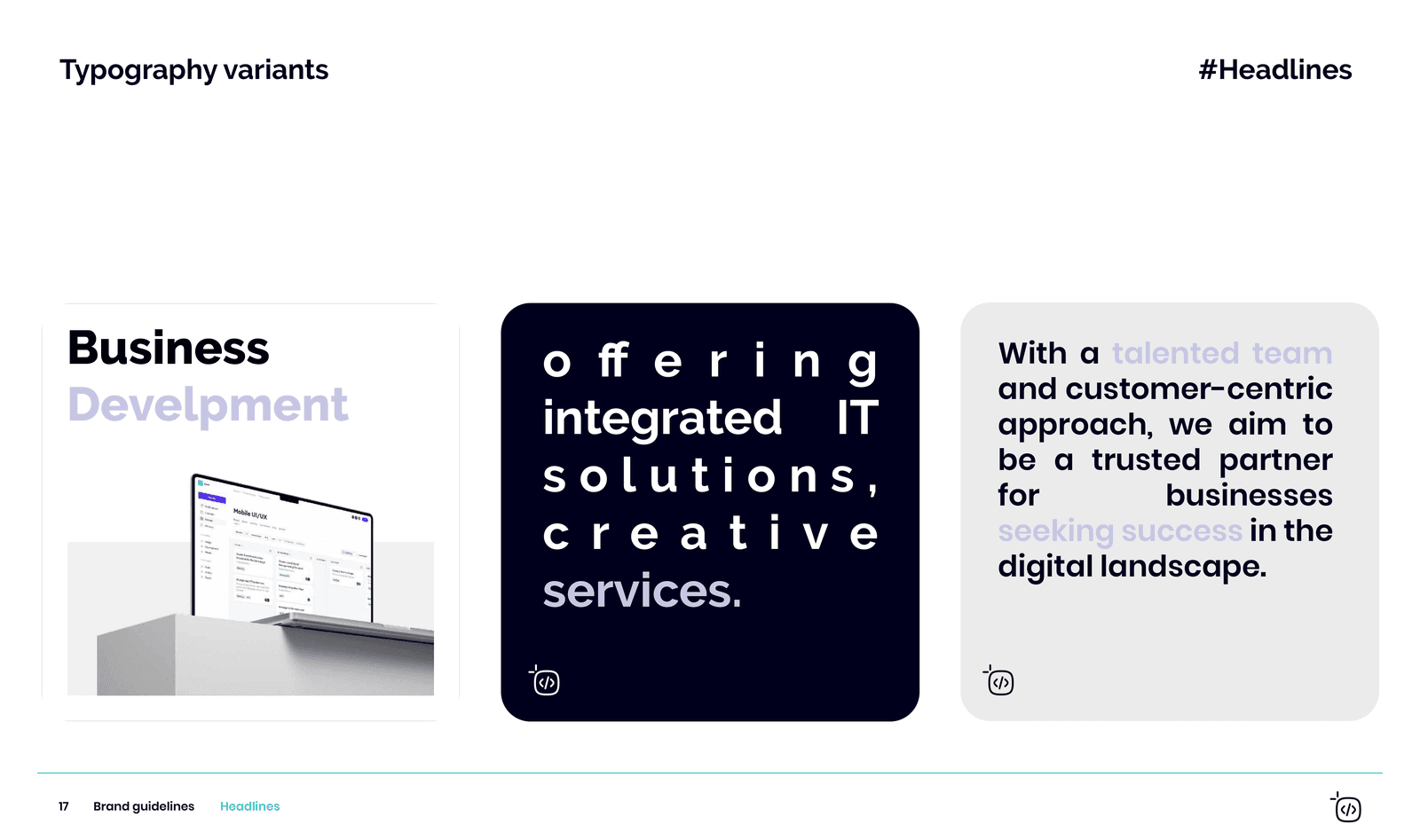 TYPOGRAPHY · SIGNATE GROTESK + RALEWAY + POPPINS