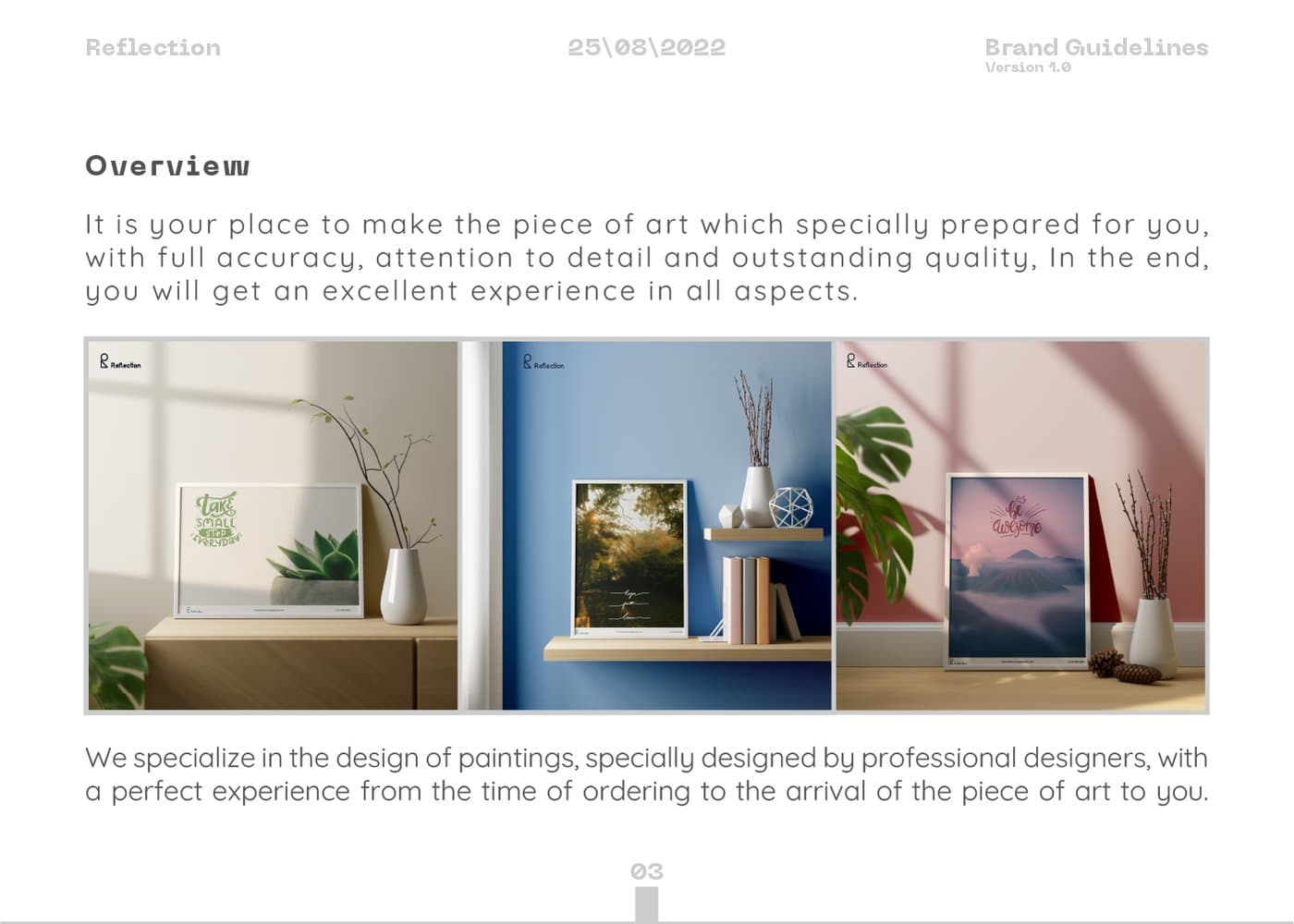 PRODUCT · FRAMED ART IN CONTEXT