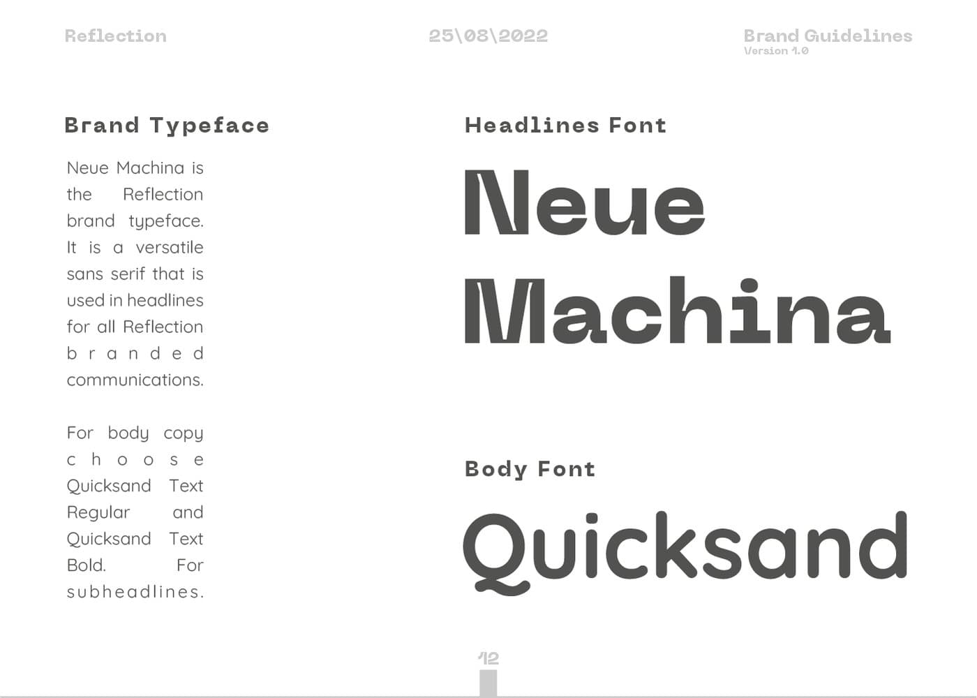 TYPE · NEUE MACHINA + QUICKSAND