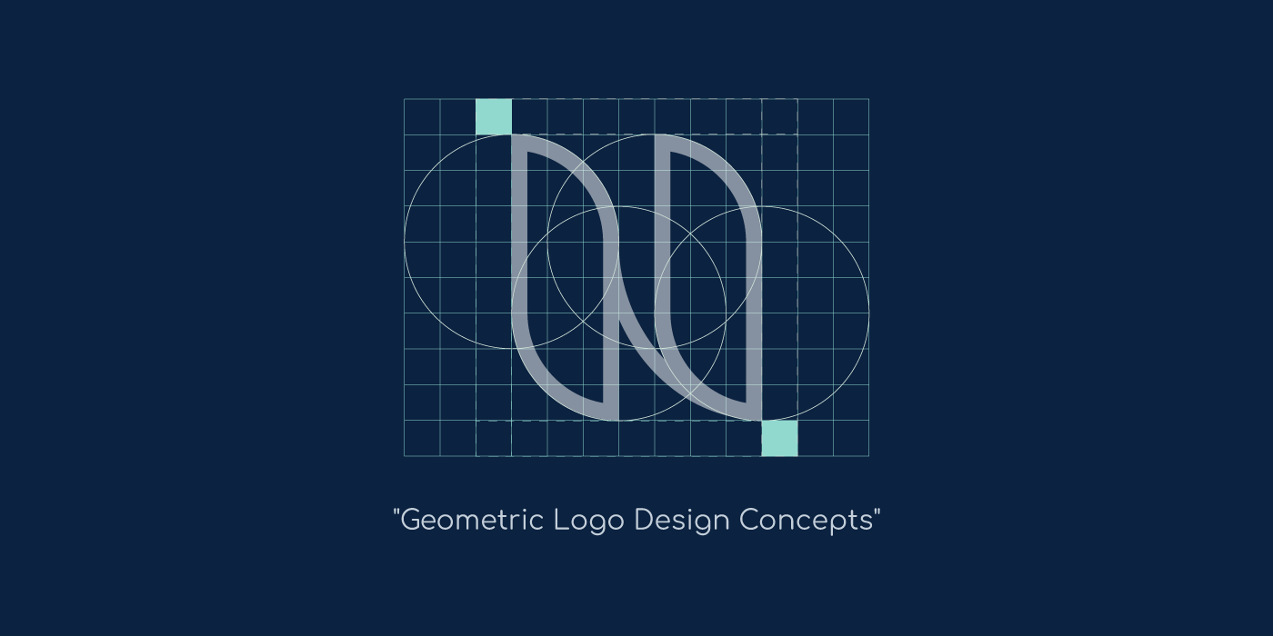 Logo Geometric Construction Grid